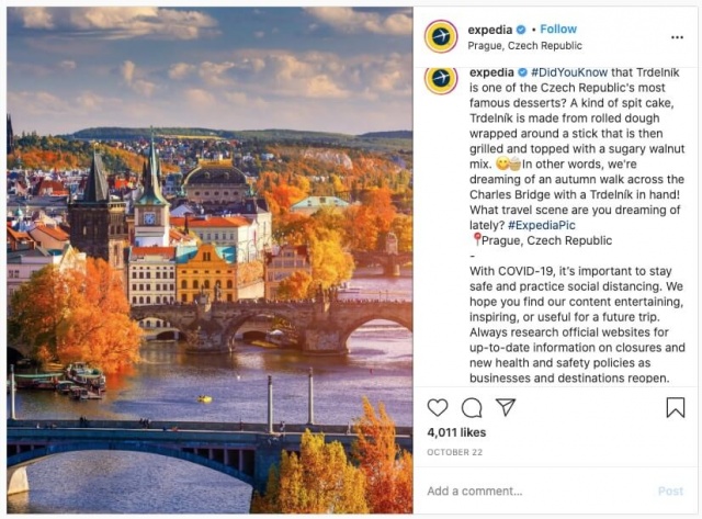 expedia caption