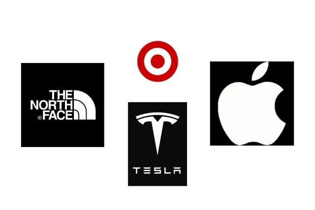 brand with white logo