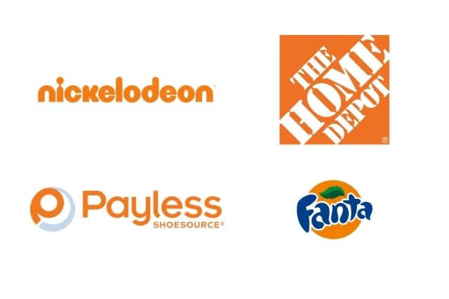 brands with orange logo