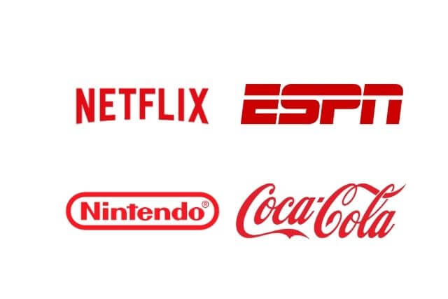 brands with red logo
