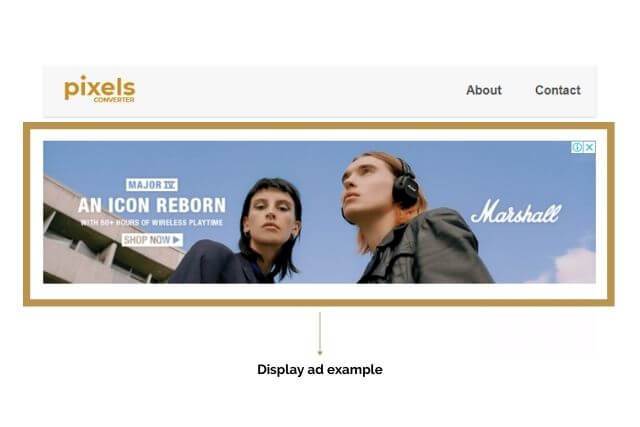 display ad example