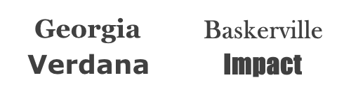font examples