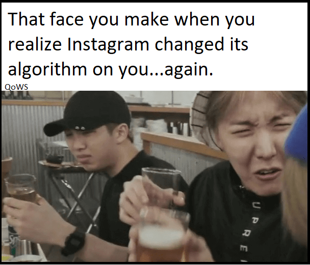 instagram algorithm meme