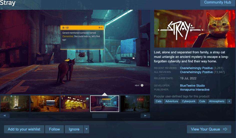 add to wishlist cta